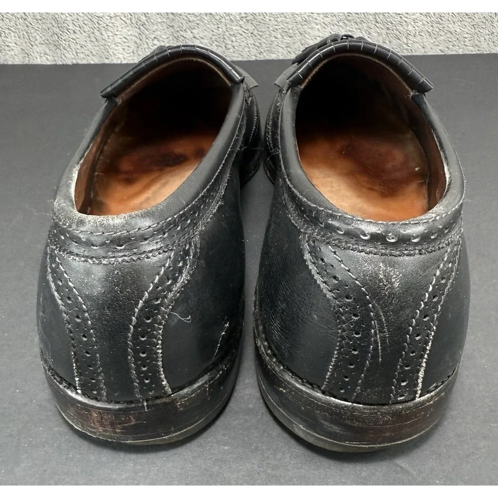 Allen Edmonds Bridgeton Tassel Loafers Men's 12‎ C Leather Black